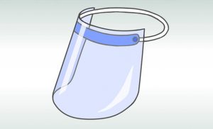 フェイスシールドの除菌・消臭
